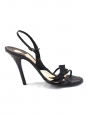 Sandales en python noir Px boutique 600€ T38,5