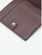 Portefeuille wallet CHLOE carré MARCIE en cuir chocolat Px boutique 350€ 