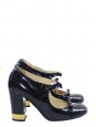 Babies en cuir verni noir Défilé Eté 2007 Px boutique 550€ T 39 