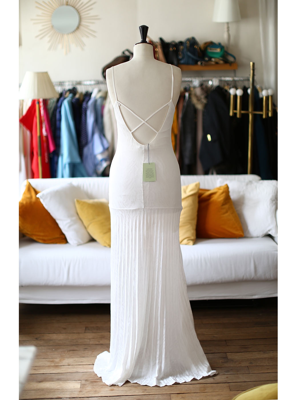 ivory white dress