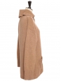 Gros gilet en laine marron camel Taille S à M Prix boutique 500€