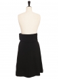 Black high waisted skirt in crêpe Retail price 1600€ Size 36