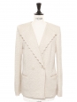 Veste blazer "Scalloped" en dentelle blanche Px boutique 1670€ Taille 36