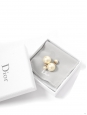 TRIBALES earrings in gold-Finish metal and white resin pearls Retail price €390
