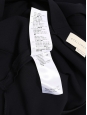 Robe ELY manches courtes col V en crêpe bleu nuit Px boutique 600€ Taille 34