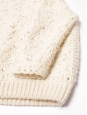 Pull en crochet laine et alpaga ivoire Px boutique 1245€ Taille 34
