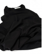 Robe sans manches col rond en crêpe noir Px boutique 1100€ Taille 36