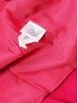 Fuchsia pink wool crepe short jacket Retail price €650 Size 36