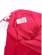 High waist flared midi skirt in fuchsia pink wool crêpe Retail price €480 Size 38