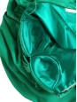 Robe de soirée longue en soie vert émeraude Px boutique 1600€ Taille 36/38 
