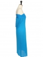 Bright ocean blue stretch dress or skirt Retail price 250€