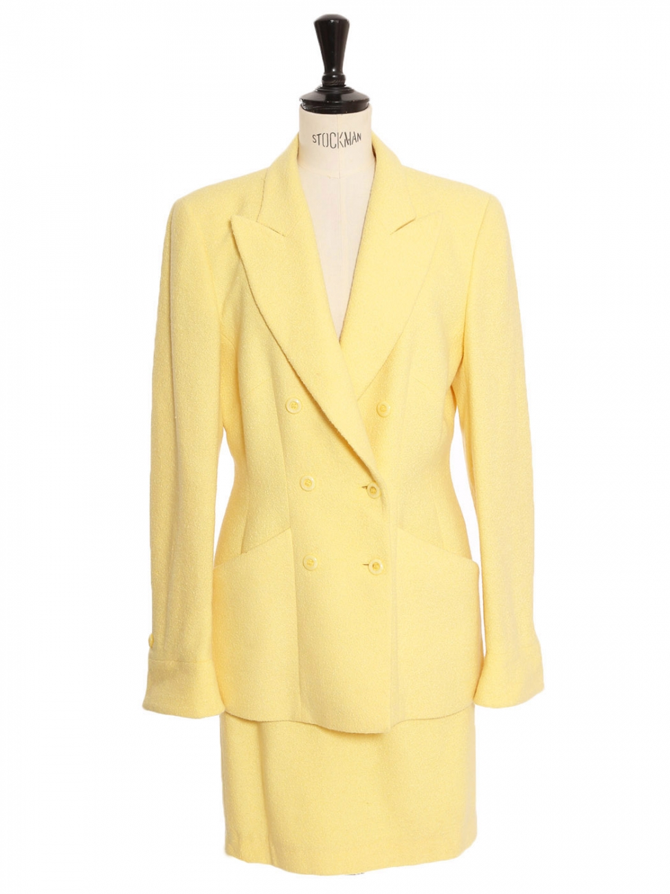 Escada yellow peacoat  Jackets for women, Clothes design, Escada