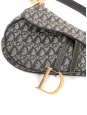 Iconic Saddle bag in blue and beige monogram printed canvas Retail price €3500