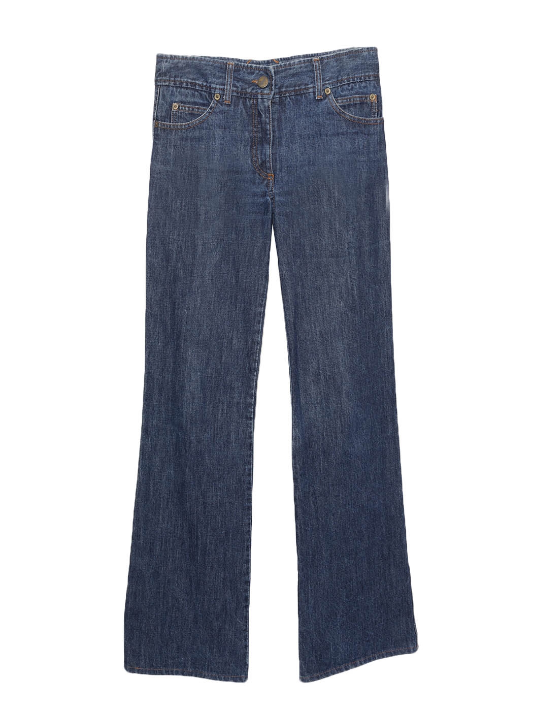 Boutique CHLOE Low waist dark blue denim flared jeans Retail price €750 Size  36/38