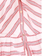 Belted red and white striped midi dress Retail price 255€ Size XS