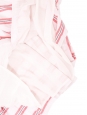 Robe midi ceinturé à rayures rouge et blanc Prix boutique 255€ Taille XS