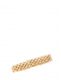 Gold-plated brass chain bracelet