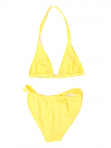 Fluorescent yellow two-piece bikini swimming costume Size 34
