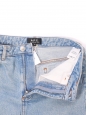 High-waisted light blue denim skirt Retail price 170€ Size 34