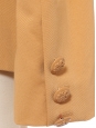 Camel cotton piqué blazer Retail price 2100€ Size 36