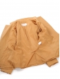 Veste blazer en piqué de coton camel Prix boutique 2100€ Taille 36
