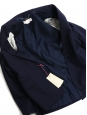 Veste blazer INGRID classique un bouton en laine bleu marine Px boutique $1095 Taille 34/36