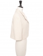 Ivory white radzimir bolero cropped jacket Retail price $1695 Size 40