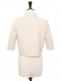 Veste bolero cropped en laine blanc Est Retail price 1600€ Taille XS