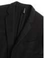 Long coat in anthracite grey cashmere Retail price €4600