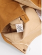 Jupe en cachemire laine et soie camel coupe trapèze taille haute Prix boutique 2000€ Taille 36