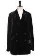 Veste blazer en velours noir Prix boutique 745€ Taille XS