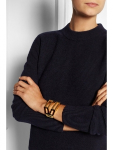 Bracelet manchette BIANCA en laiton doré Prix boutique 420€ Taille S