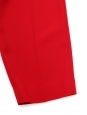 Pantalon taille haute en crêpe rouge vif Prix boutique 235€ Taille 34