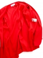 Ruby-red crepe jacket Retail price €725 Size 38