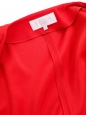 Veste en crêpe rouge rubis Prix boutique 725€ Taille 38