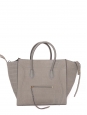 Light grey croco effect leather Medium LUGGAGE PHANTOM handbag Retail price €2600