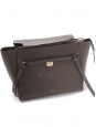 Dark grey smooth leather Medium BELT handbag Retail price €2600