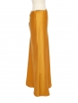 Jupe longue en satin jaune ambre Prix boutique 130€ Taille XS