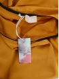 Amber yellow satin maxi skirt Retail price €130 Size XS
