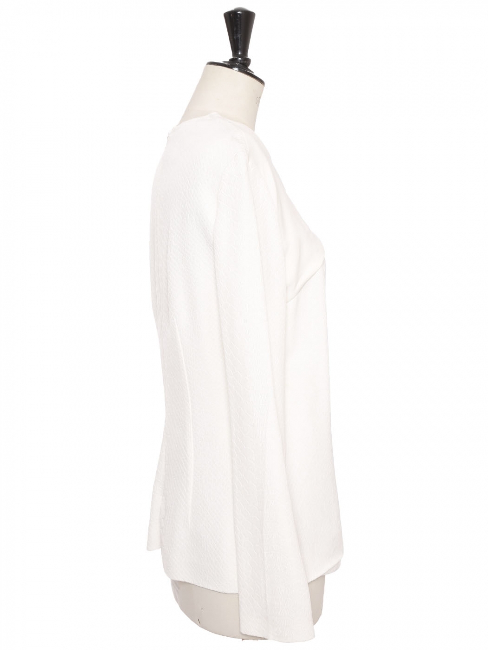 Boutique STELLA MCCARTNEY Asymmetric front detail textured white
