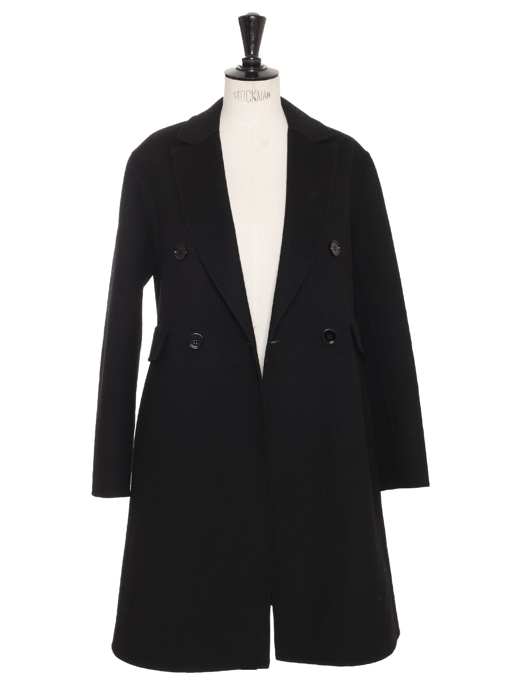 Classique Manteau, Noir