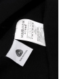 Manteau classique en laine noir double boutonnière Prix boutique 850€ Taille 36/38
