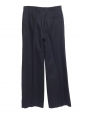 Midnight blue hemp wide-leg pants Retail price €1090 Size 42
