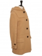 Large hood camel wool coat Retail price €3000 Size 38