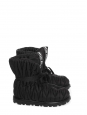 Black quilted snowboots Retail price €950 Size 37