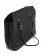 Black quilted caviar leather Cabas large bag Retail price €5400