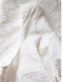 Robe sans manches en coton jacquard blanc crème Px boutique 300€ Taille 40/42