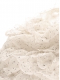 Robe de mariée à volants en organza de soie crème Px boutique 2500€ Taille 36
