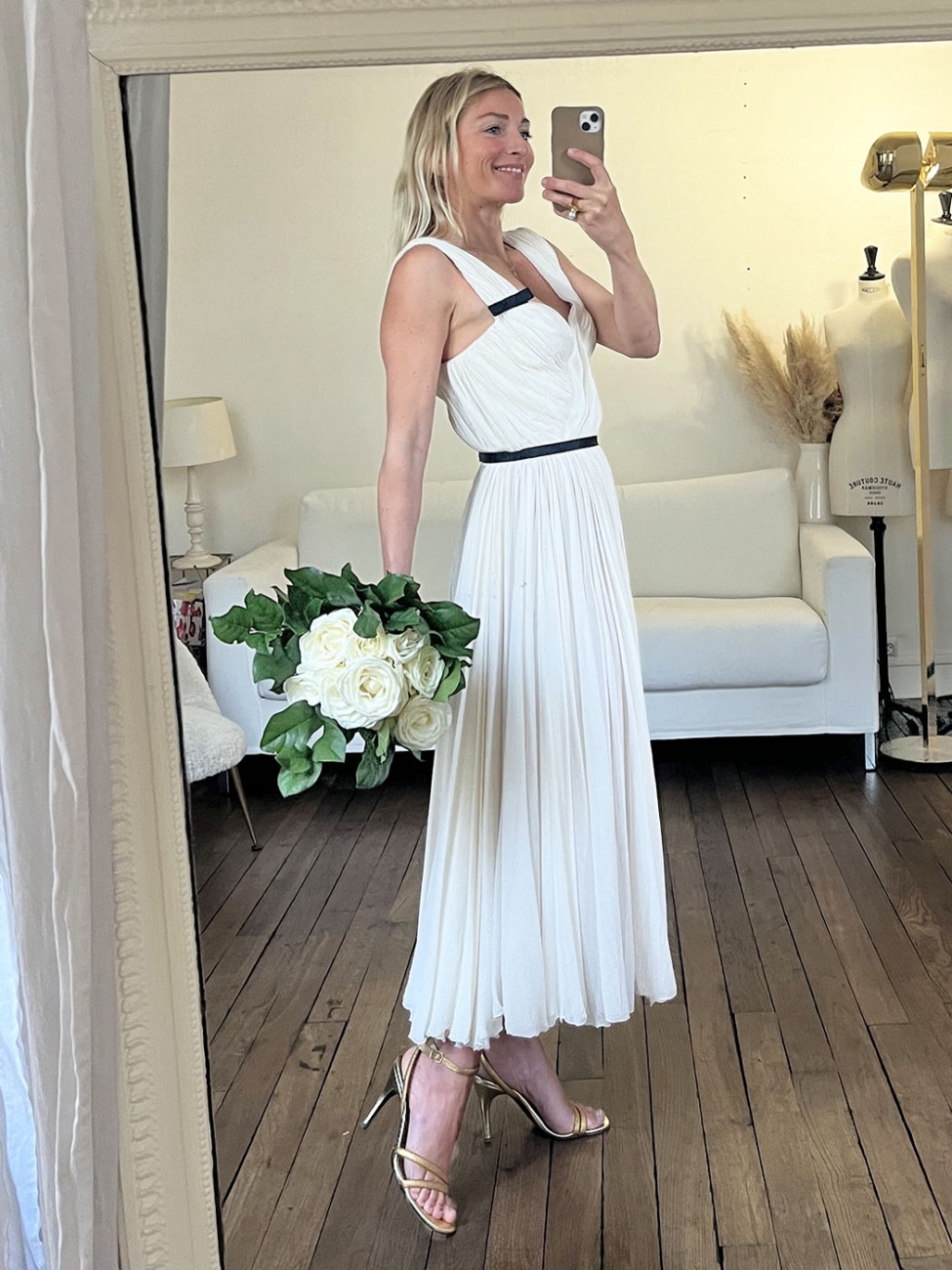 Robe Fille Isobella & Chloé Noire Et Blanche à Volants, Taille 18 Mois - Neuve Avec étiquettes