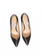 Black leather pointed-toe pumps retail price €595 Size 39